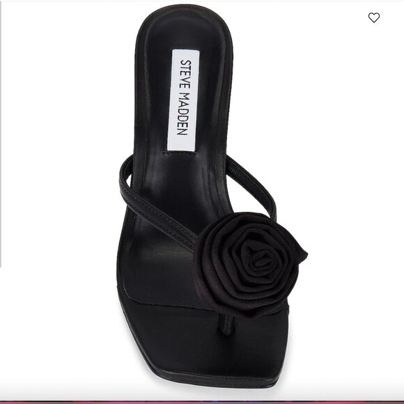 Steve Madden 3D Rossette Jannie Heeled Sandal - Picture 5 of 8